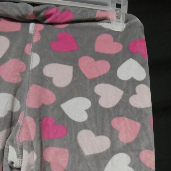 URBAN HERITAGE | medium | Microfleece Heart Print Pants | Stretchy Waistband - Picture 12 of 16